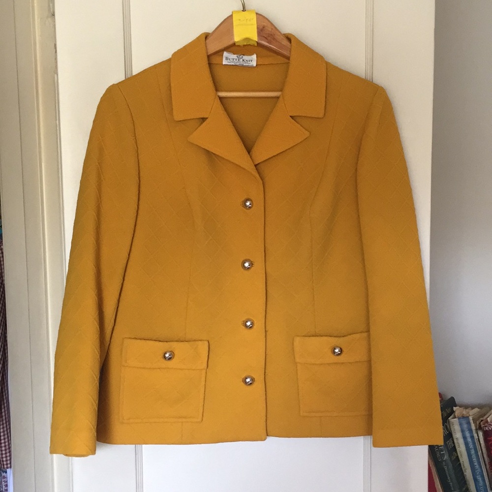 MUSTARD VINTAGE BLAZER